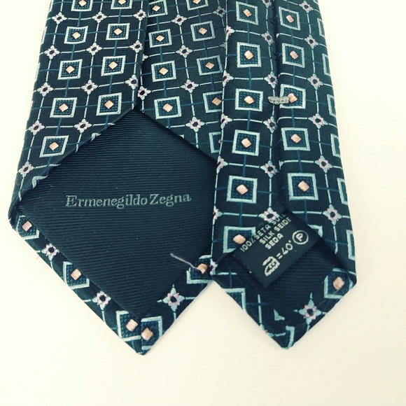 Ermenegildo Zegna Mens Tie 58"x3 1/2" 100% Silk - Picture 4 of 6